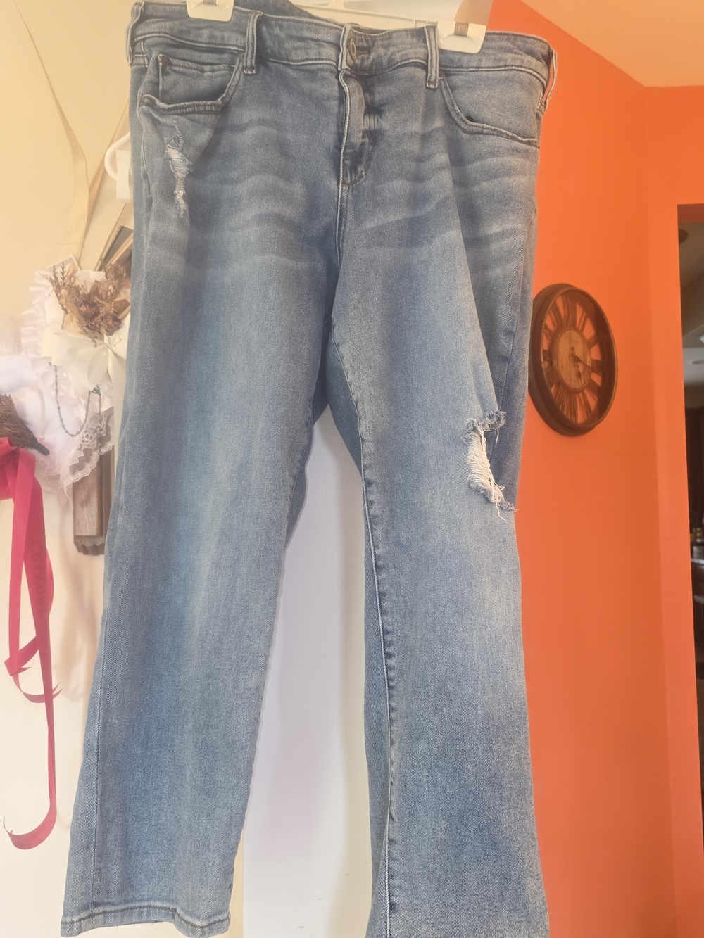 Women’s STITCH'S Light Blue Distressed Corland Boyfriend Jeans-STITCH FIX